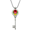 thumbnail image 1 of Guinea - Bissau emblema nacional Colgante Collar Vintage Llavero Plata Joyas Unbranded M, 1 of 3