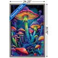 thumbnail image 4 of Simonetta Zambelli - Psychedelic Mushrooms Wall Poster, 22.375" x 34" Framed, 4 of 5