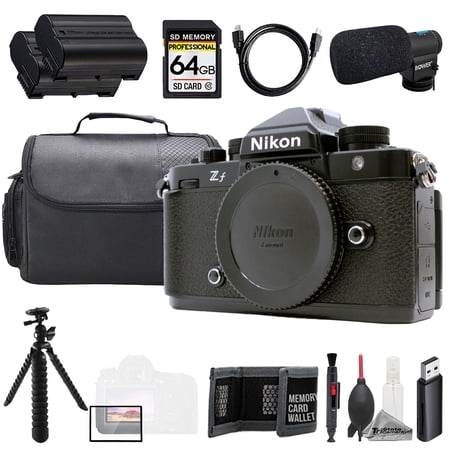 Nikon Zf (Body) + Mic + 64GB + Extra Battery+ Tripod- Accessory Kit (International Version)