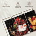 thumbnail image 6 of Elephant Stock Sam Snowman Wall Art - Horizontal Multi Panel Canvas - Living Room Wall Decor - Holiday Multi Panel - White And Red Decor By Susan Winget - 74" x 48", 6 of 8