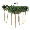thumbnail image 1 of 10pcs Building Model Coconut Tree Home Reception Mini Landscape Plastic Model Palm Tree DIY Accessories, 1 of 1