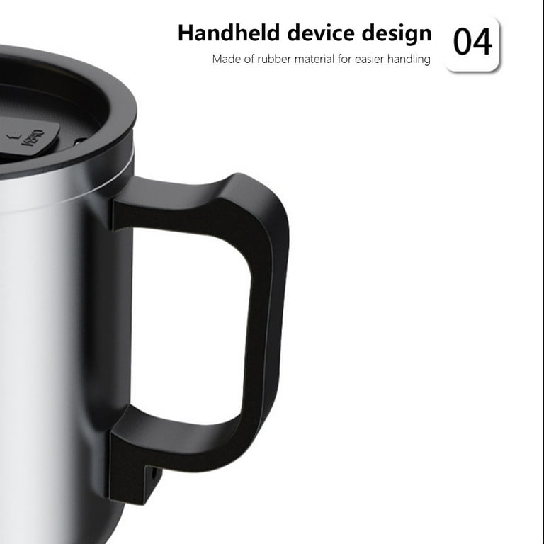 12V Car Heating Cup, Stainless Steel Travel Coffee Cup, Insulated Heated Mug,  500ml Car Kettle for Heating Water, Coffee, Milk, Tea - Walmart.com