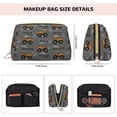 thumbnail image 5 of Picia Construction Machines Print Leather Makeup Bag Make Up Bag Travel Toiletry Bag for Her Girlfriend Teacher Teen Girl Gifts, 5 of 8