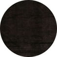 thumbnail image 1 of Ahgly Company Indoor Round Abstract Black Abstract Area Rugs, 6' Round, 1 of 6