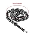 thumbnail image 3 of Lightweight Faux Chain Pet Leash and Collar Set, Funny Giant Chain Style Plastic Dog Leash for Small Dogs and Cats, Novelty Pet Photo Prop, Costume Party Accessory, 3 of 7