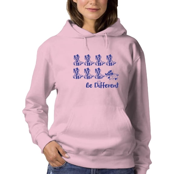 Be Different Hoodie Women -Smartprints Designs, Female x-Large