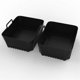 thumbnail image 4 of 2Pcs Air Fryer Silicone Liners for AF500 Air Fryer Non-Stick Air Fryer Basket Accessories Reusable AirFryer Liners, 4 of 5