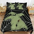 thumbnail image 6 of Oogie Boogie Bedding Set Novelty Pattern Soft Microfiber Comforter Set 3 Pieces 1 Duvet Cover 2 Pillow Shams Queen-90"x90", 6 of 8