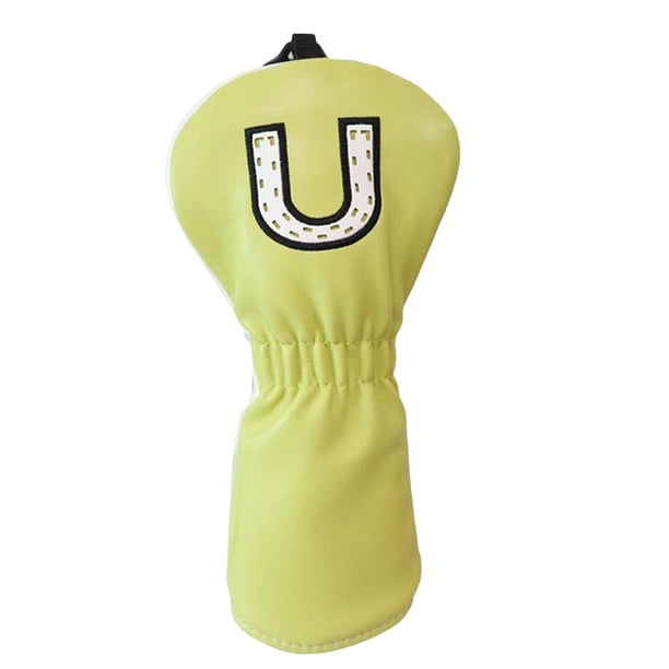 Cubierta de cabeza de palo de golf Sharpla impermeable U amarilla