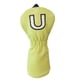 thumbnail image 1 of Cubierta de cabeza de palo de golf Sharpla impermeable U amarilla, 1 of 8