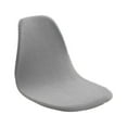 thumbnail image 2 of Shell Chair Seat Cover Conferences Hotel Dining Room slipcover Removable Armless Shell Slipcover Anti-Dust light gray, 2 of 9