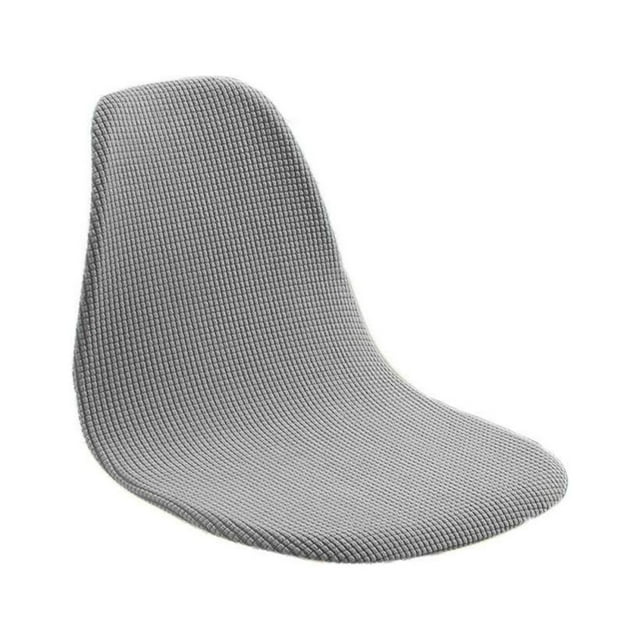 Shell Chair Seat Cover Conferences Hotel Protctor Covers Banquet Dining Room Slipcover Anti-Dust light gray