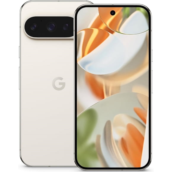 Restored Google Pixel 9 Pro 5G - 256GB – Porcelain – 50MP Triple Rear & 42MP Front Camera - Fully Unlocked Smartphone - Excellent Condition