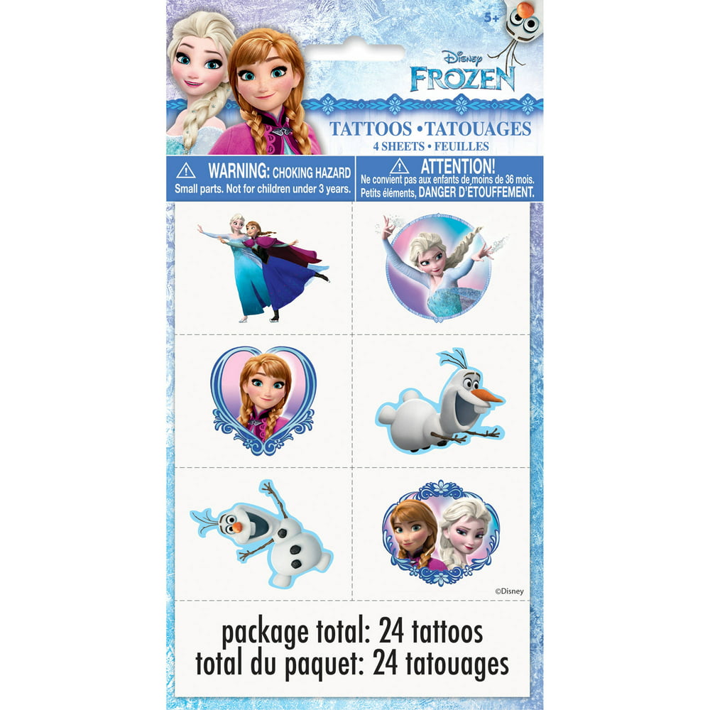 Disney Frozen Temporary Tattoos, 24ct