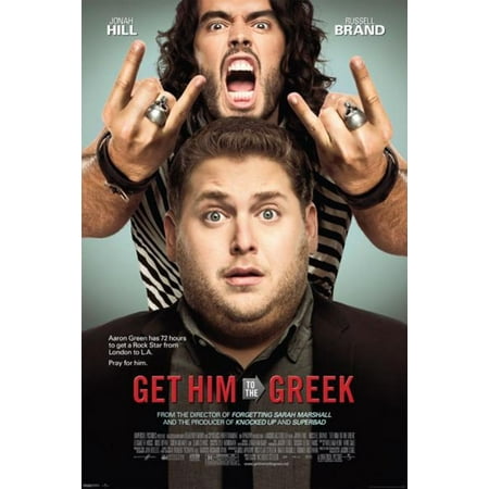 Get Him to the Greek Jonah Hill Russell Brand One Sheet Movie Poster - 24x36