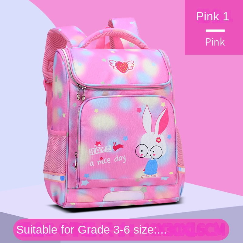 Russian style primary school girls backpack 13 grade space school bag