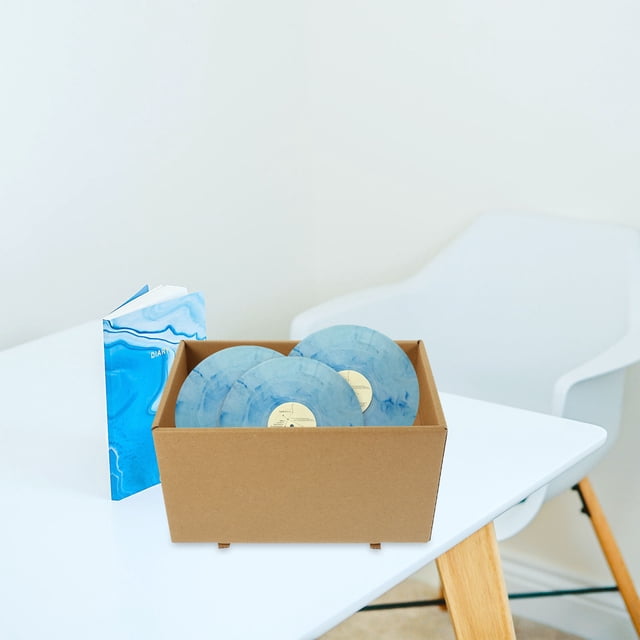 BESTYASH 2Ud Caja Para Documentos Y Papeles En Papel Resistente Con Práctico Color