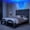 Black, variant on SIBEDS Bed Frame with Storage Drawers and Galaxy Star Projector PU Upholstered White Headboard, Queen