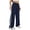 DarkBlue, variant on Sweatpants for Women Summer Wide Leg Pants with Pockets Elastic Waistband Comfy Pants Lightweigt Jogging Pants Light Grey M