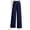 Dark Blue, variant on Pants for Women EllaFlow Soft High Waist Pull On Wide Leg Pants Drape Pant for Senior Over 50
