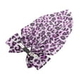 thumbnail image 4 of Unique Bargains 1 Pc Fashion Leopard Print Bow Ribbon Spring Hair Clips Purple Black, 4 of 5