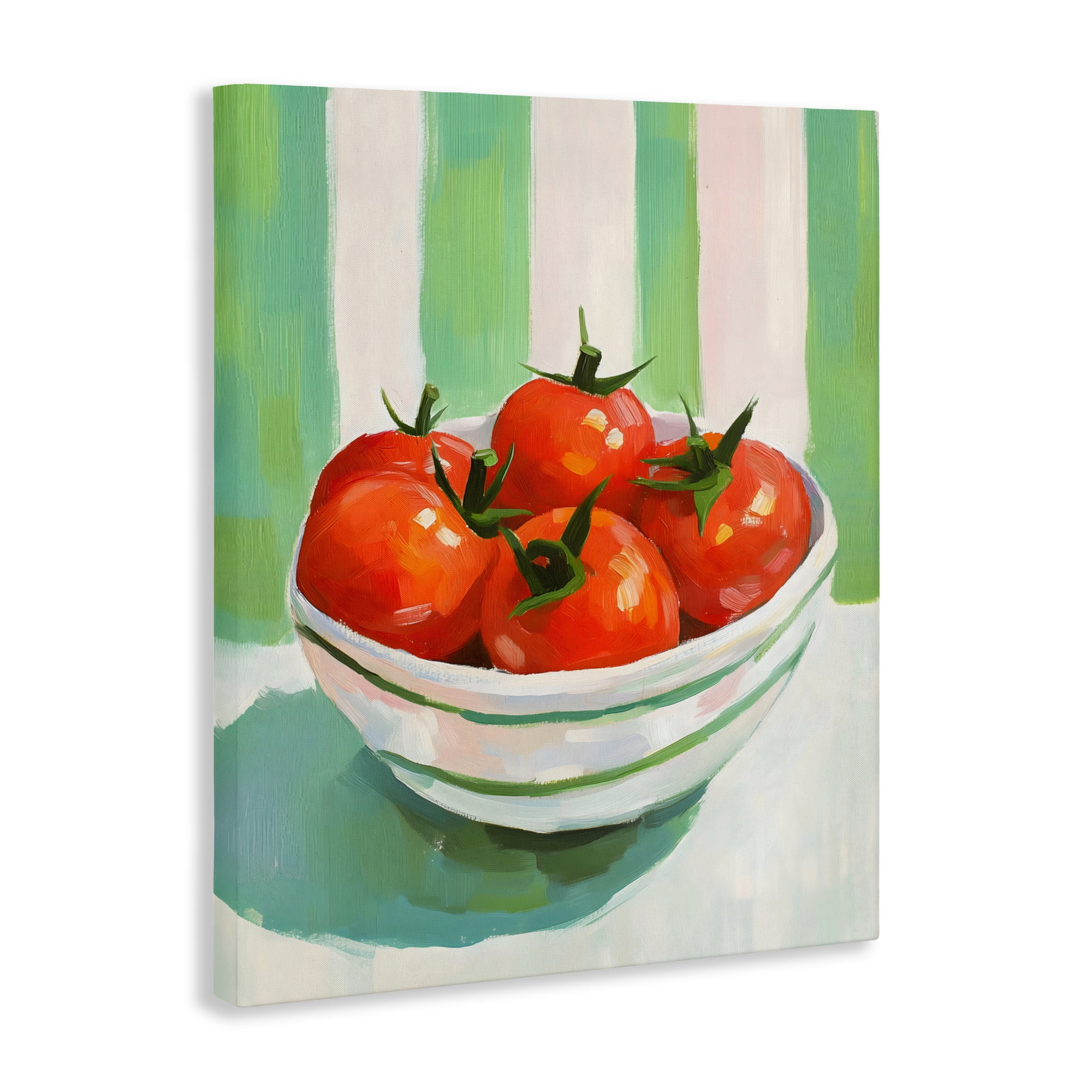 Stupell Industries Bowl of Fresh Tomatoes Canvas Wall Art, design by The Prints Vibe