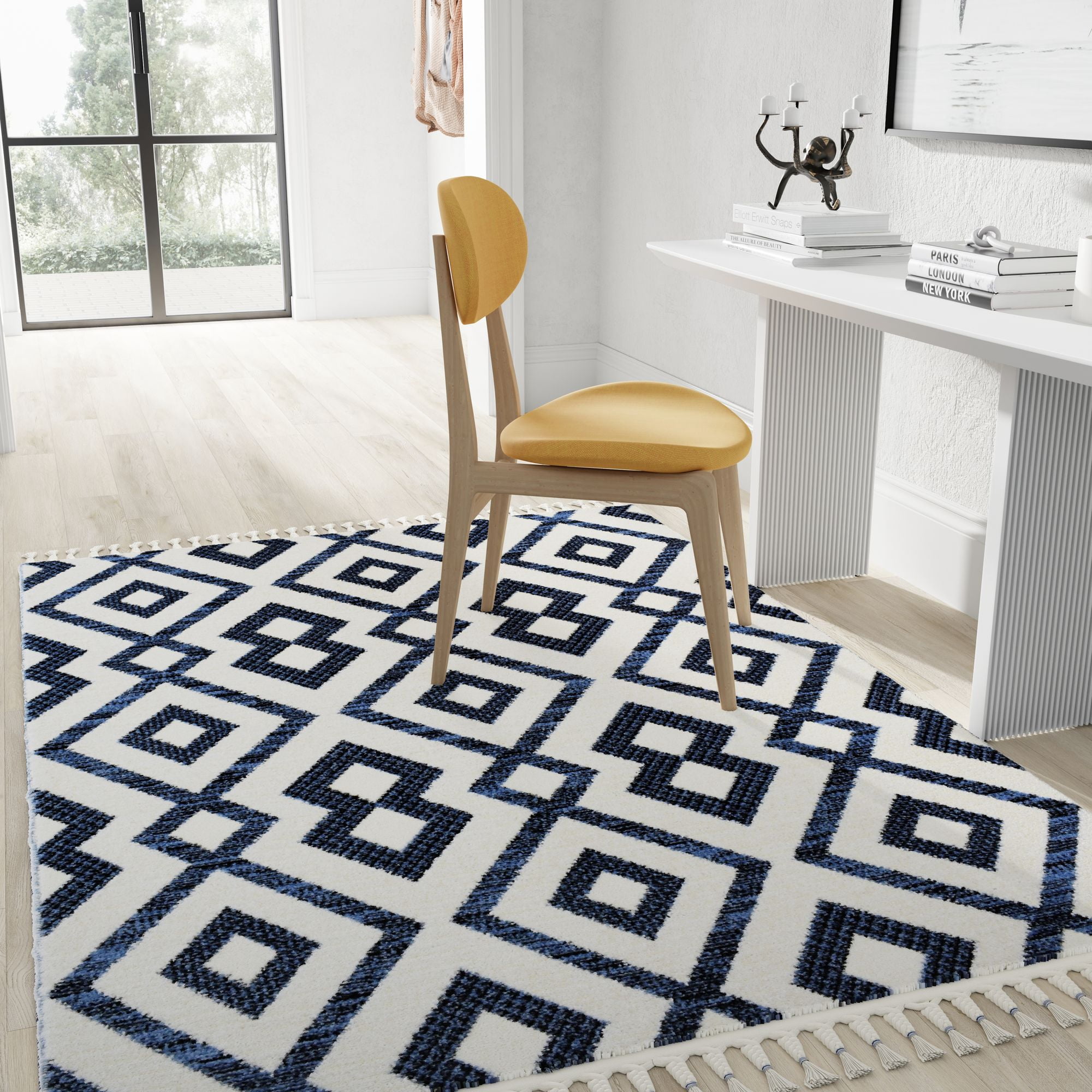 Mason Brooks Catalan IB50B Transitional Geometric 2'6" X 4' Area Rug