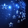 thumbnail image 5 of Star Led Curtain Light 96 Leds 8 Twinkle Modes Waterproof Icicle Lights 16/19 Drops for Balcony,Patio,Wedding Decoration, 5 of 5