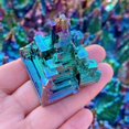 thumbnail image 3 of Natural Bismuth Ore,Rainbow Bismuth, Metal Crystal,Crystal Gifts,Mineral Specimen,Home Decoration,Rainbow Bismuth, Metal Crystal （30g）, 3 of 7