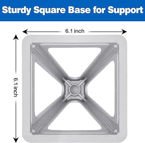 Bonison  RV Stabilizer Jacks Set of 4 - Aluminum Trailer Stabilizer Jacks Support Up to 7500 Lbs, Adjustable from 11" to 17" - Camper Jacks & Stabilizer Jacks for Travel Trailers & RVs