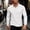 White, variant on DPTALR Men's Lapel Long Sleeve Polo Shirt, Solid Color Business Casual Golf Top,Black,Big and Tall Men L