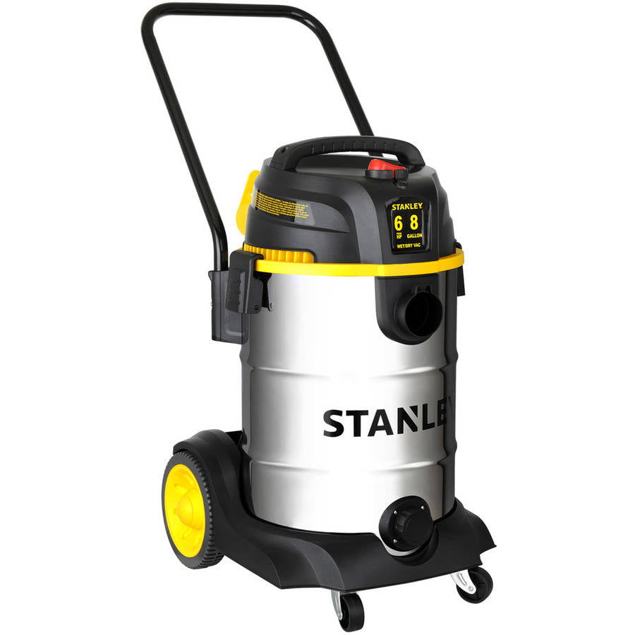 Stanley 8 Gallon 6 Horse Power Stainless Steel Wet/Dry Vacuum | eBay Stanley Stainless Steel Wet Dry Vacuum