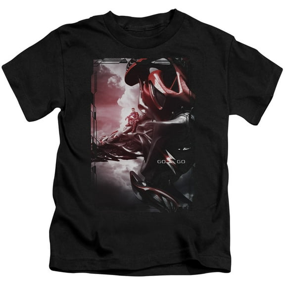 Power Rangers Red Zord Poster Youth 18/1 T-Shirt Black