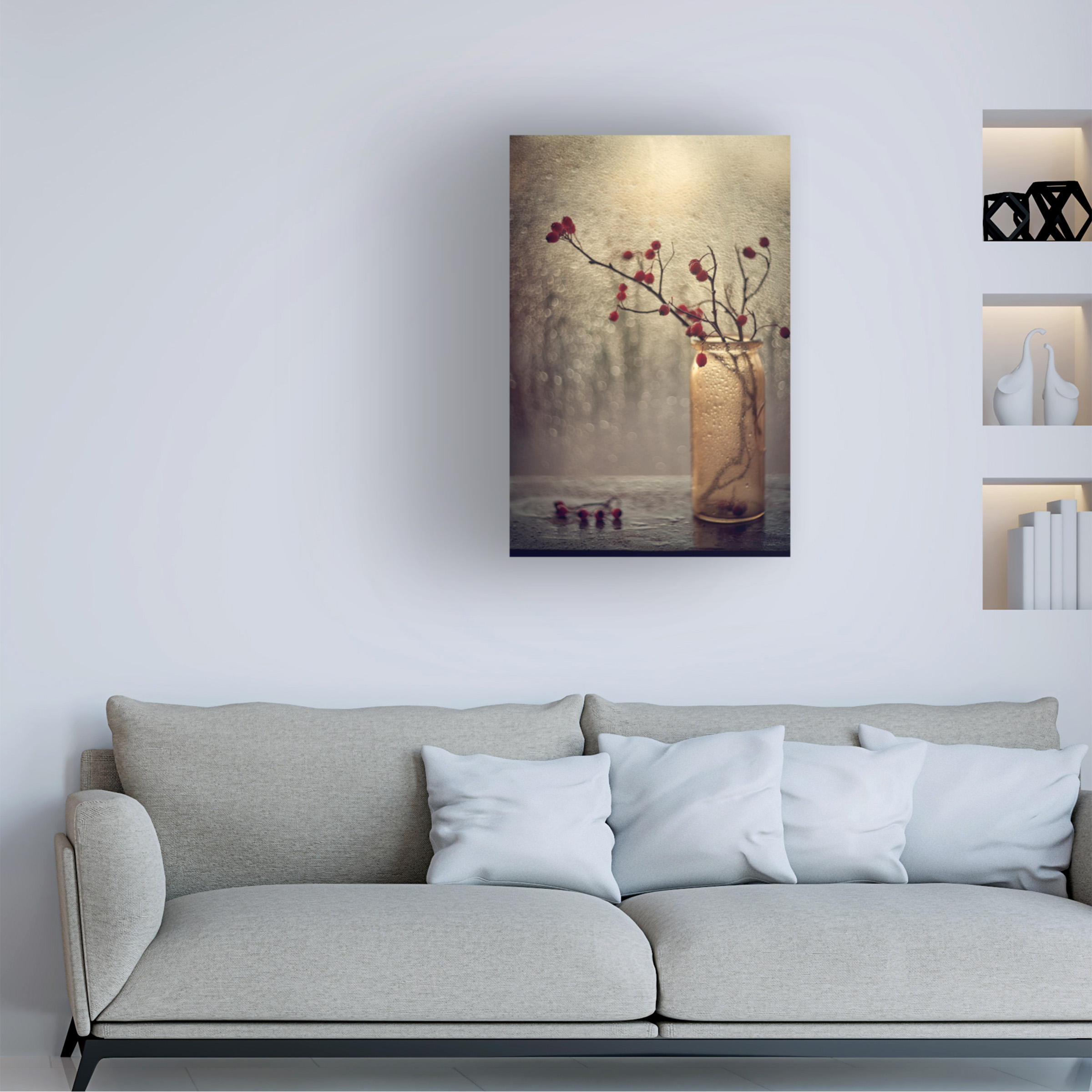 Valeriya Tikhonova 'Berries' Canvas Art