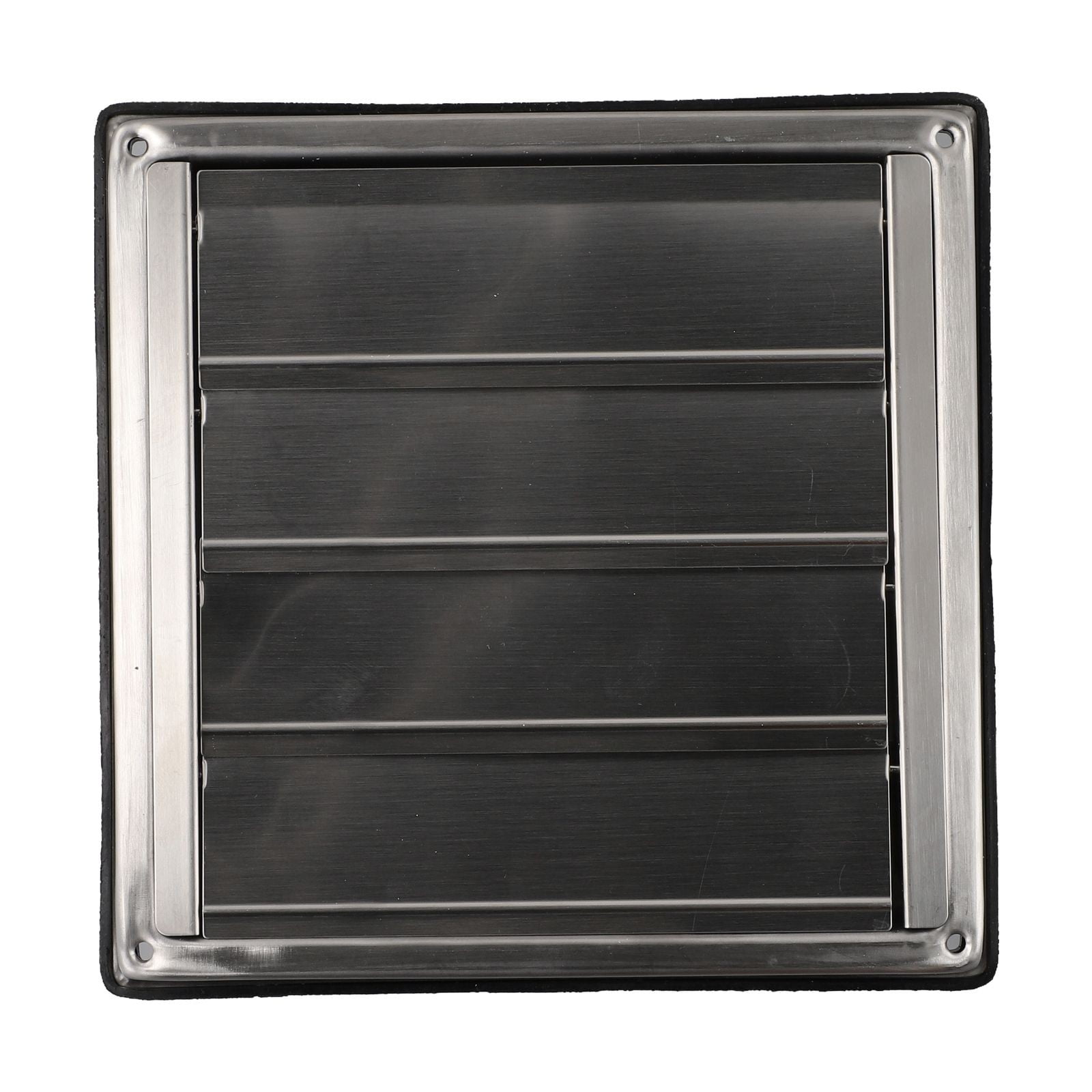 4/5/6Inch Stainless Steel Gravity Grille Duct Vent Cover With Non-Return Louver 100Mm Smile Home