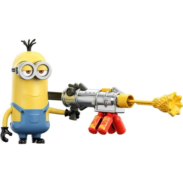 Minions The Rise Of Gru Cheese Blaster Kevin Action Figure Toy For 4 Year Olds Up Walmart Com