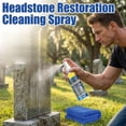 thumbnail image 5 of Professional Headstone Restoration Spray 100ml – Gentle Stain & Grime Remover for Tombstones & Monuments(RL 3 PCS), 5 of 5