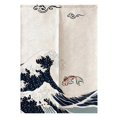 thumbnail image 2 of Japanese Doorway Curtain,,Hanging Half Short Curtain Room Dividers,kitchen bathroom fitting room Partition Curtain 75-150cm Optional -85x150cm, 2 of 8