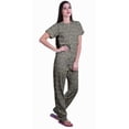 thumbnail image 3 of Moomaya Womens Printed Tee and Pajama Set PJs,Short Sleeve Sleepwear Nightwear Loungewear S-XXL, 3 of 7