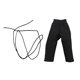 thumbnail image 5 of Pantalones de muñeca masculina 1/18, mini pantalón largo de pierna ancha, deportes atléticos, pantalones de figura masculina, disfraz para figuras de negro, 5 of 7