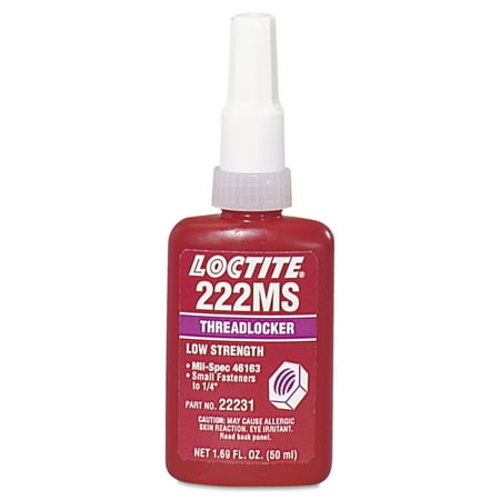 222Ms Threadlocker Low Strength/Small Screw Threadlockers, PLEASE READ FULL DESCRIPTION CAREFULLY BEFORE ORDERING By (Best Loctite For Screws)