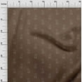 thumbnail image 3 of oneOone Georgette Viscose Brown Fabric Dog Sewing Fabric By The Yard Printed Diy Clothing Sewing Supplies 42 Inch Wide, 3 of 5