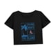 thumbnail image 4 of Camiseta corta informal para mujer, ropa de verano, para uso diario, mochilero S, 4 of 7