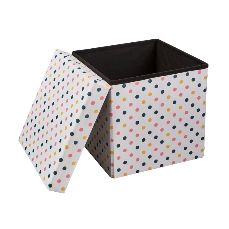 Kvell Kids 15" Collapsible Storage Bin with Polka Dots photo 6