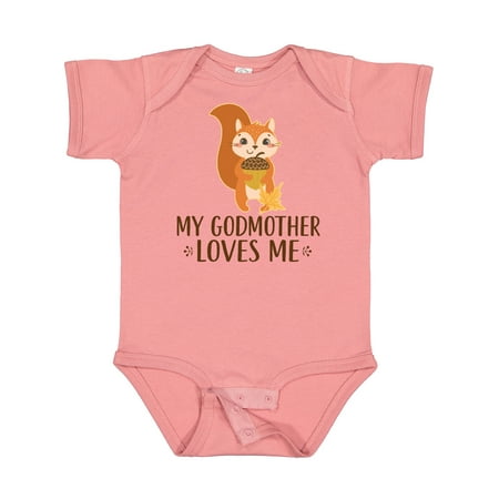 

Inktastic Godmother Loves Me Godson Boys or Girls Baby Bodysuit
