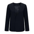 thumbnail image 4 of Abomasnow Womens Blazers for Work Casual Long Sleeve Shrugs Cardigan Blazer V Neck Open Front Jackets Suits, 4 of 6
