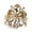 Clear/Gold-Tone, variant on Women's Star Floral Petal Fashion Stretch Ring, Large Hematite-Tone/Silver-Tone