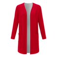 thumbnail image 3 of Long Sleeve Cardigan For Women Fall Open Front Cardigan With Pockets Casual Duster Lightweight Cardigan Coat plus Size Women Sweaters Big And Tall Cardigan Sweaters Sleep Cardigan Button down, 3 of 3