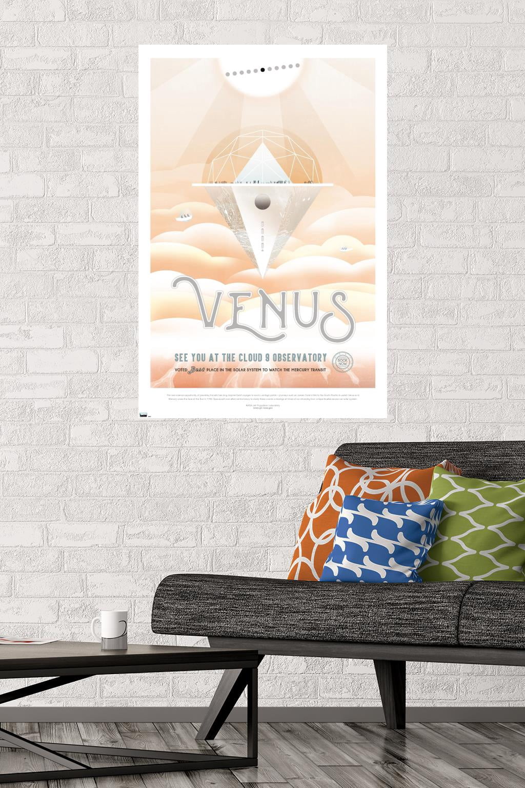 NASA - Venus Travel Poster Wall Poster, 22.375" x 34"