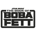 thumbnail image 2 of Girl's Star Wars: The Book of Boba Fett Black Logo  Graphic Tee White Small, 2 of 4